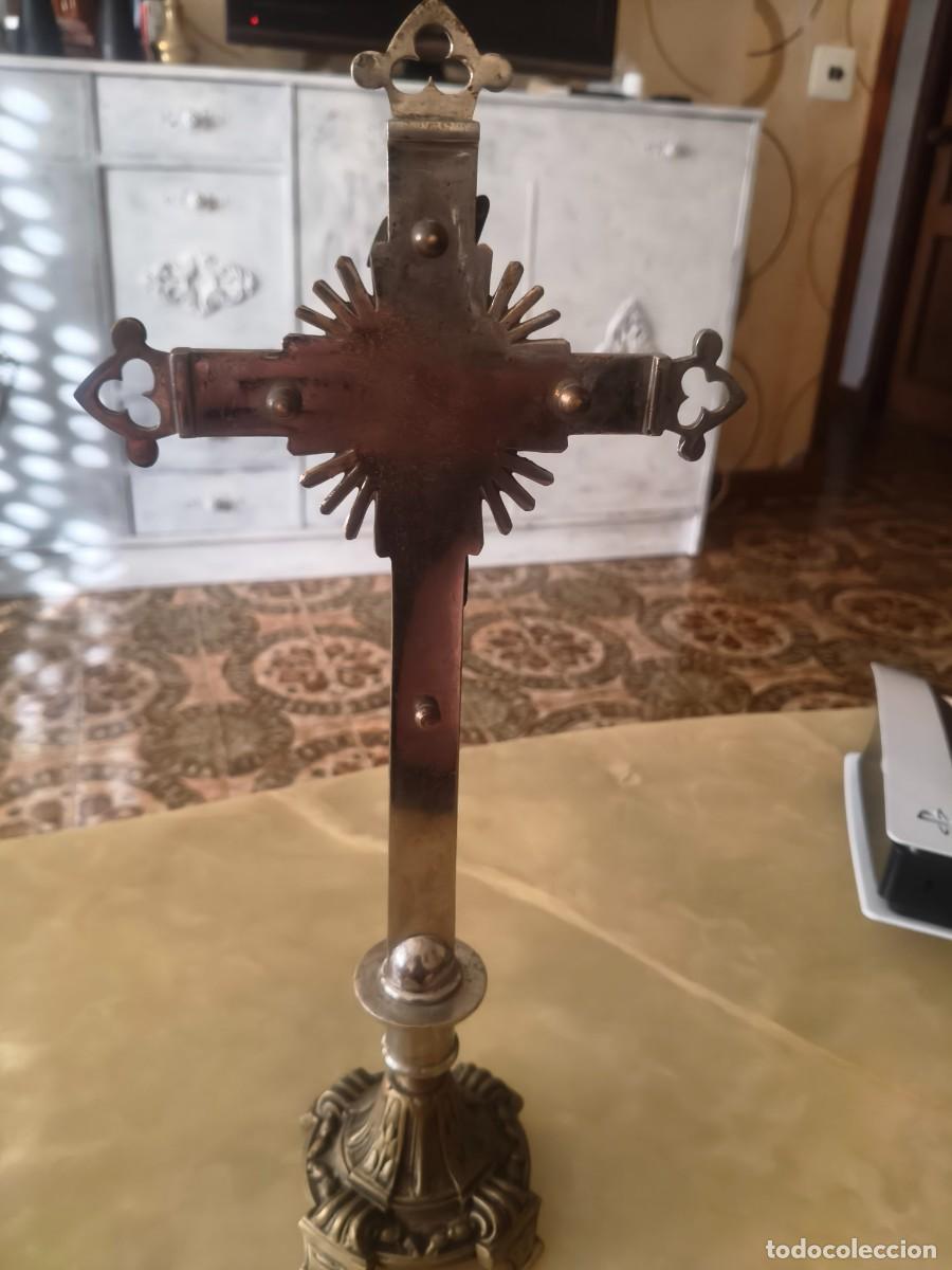 Antig&uuml;edades: CRUCIFIJO ANTIGUO EN BRONCE - Foto 9