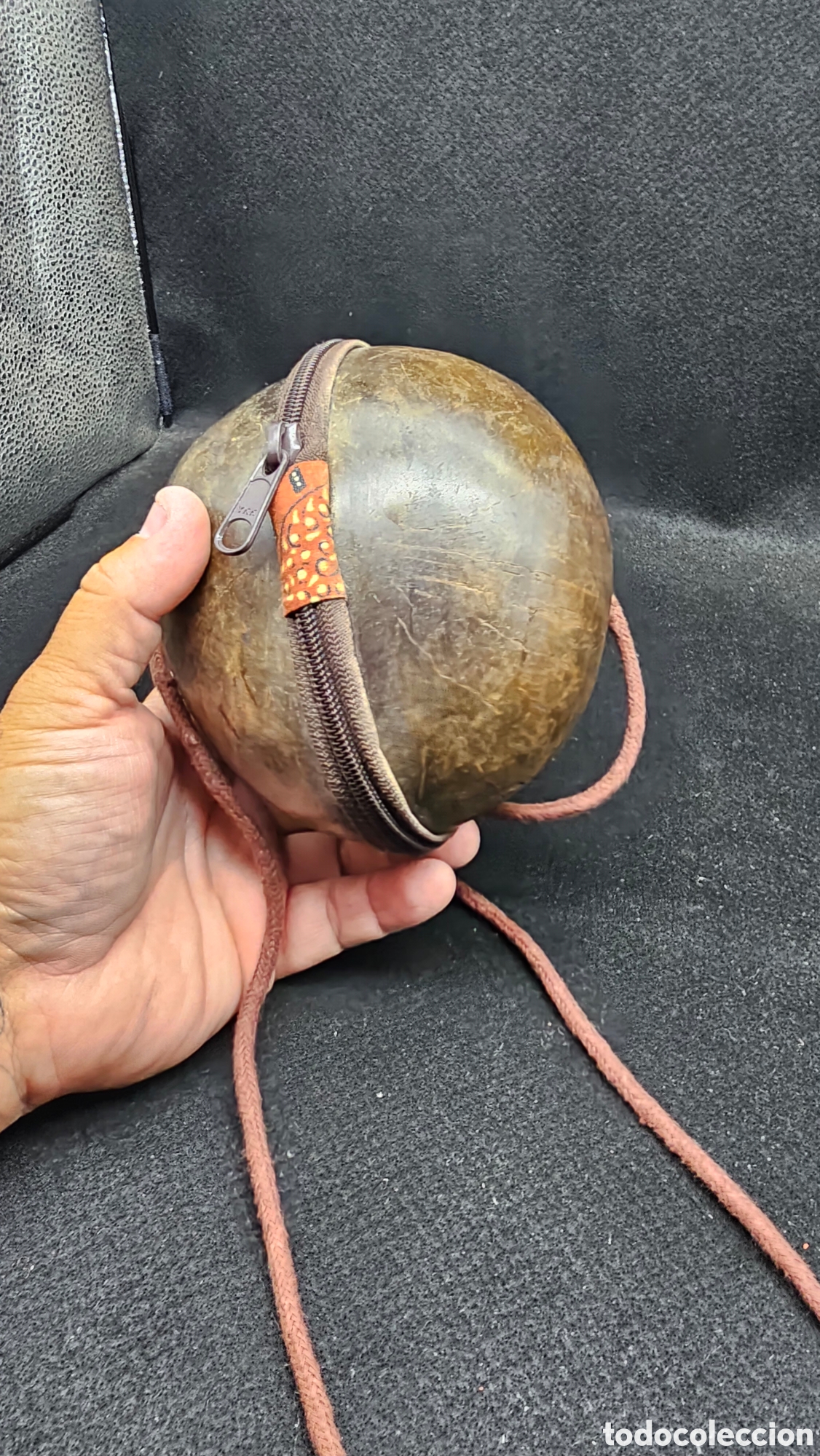 Antig&uuml;edades: Bolso d&eacute;cada de los 80 hecho de coco - Foto 5