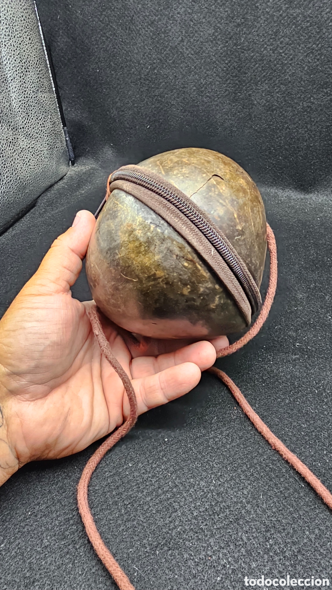 Antig&uuml;edades: Bolso d&eacute;cada de los 80 hecho de coco - Foto 6