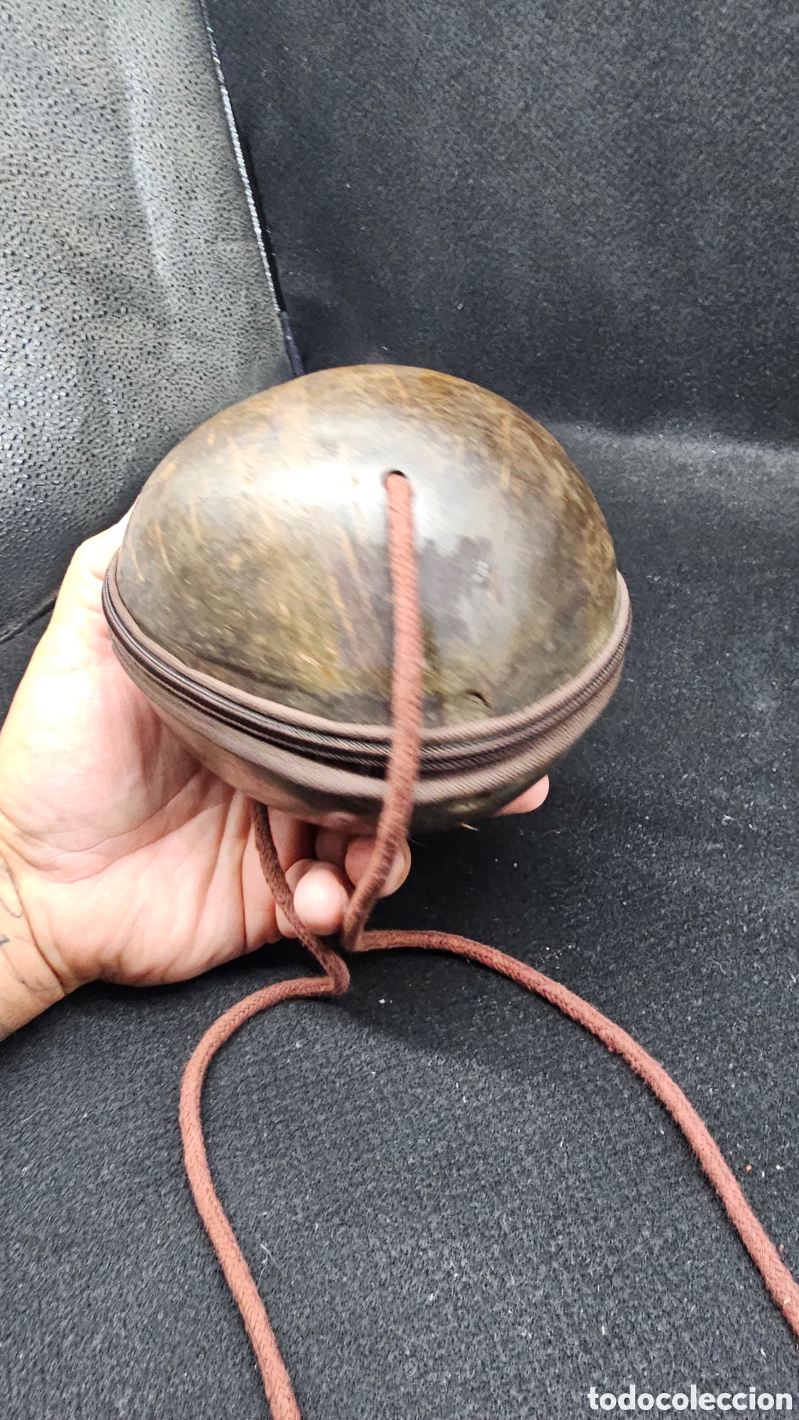 Antig&uuml;edades: Bolso d&eacute;cada de los 80 hecho de coco - Foto 7