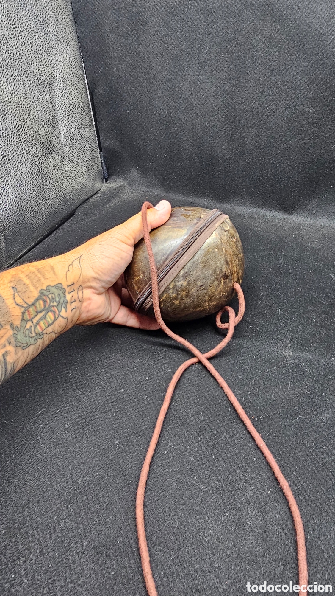 Antig&uuml;edades: Bolso d&eacute;cada de los 80 hecho de coco - Foto 8