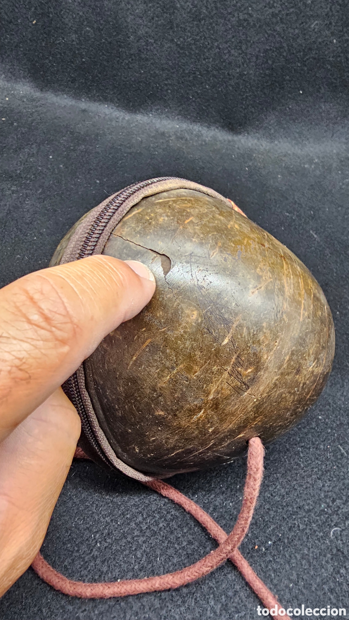 Antig&uuml;edades: Bolso d&eacute;cada de los 80 hecho de coco - Foto 9