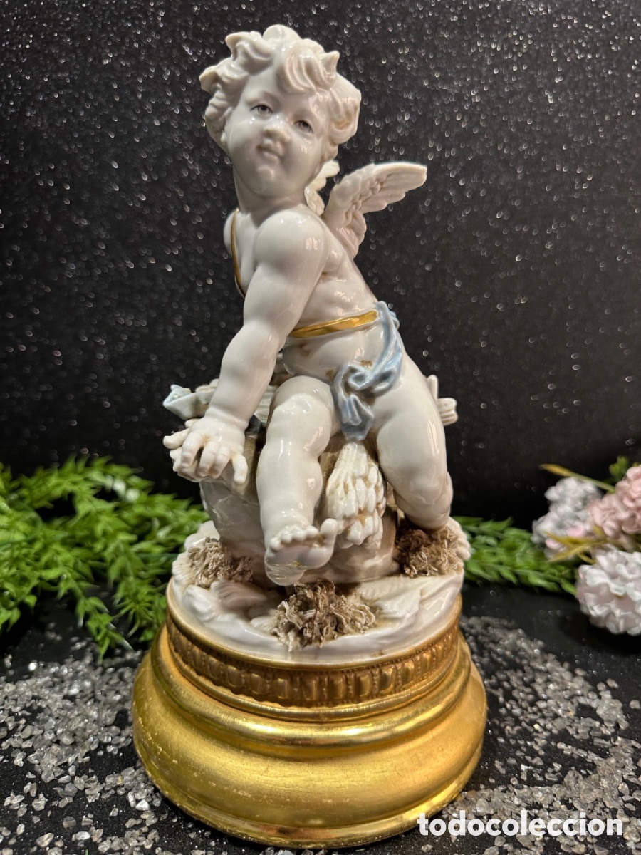 Antig&uuml;edades: pieza de porcelana de Algora, modelo 552. - Foto 6