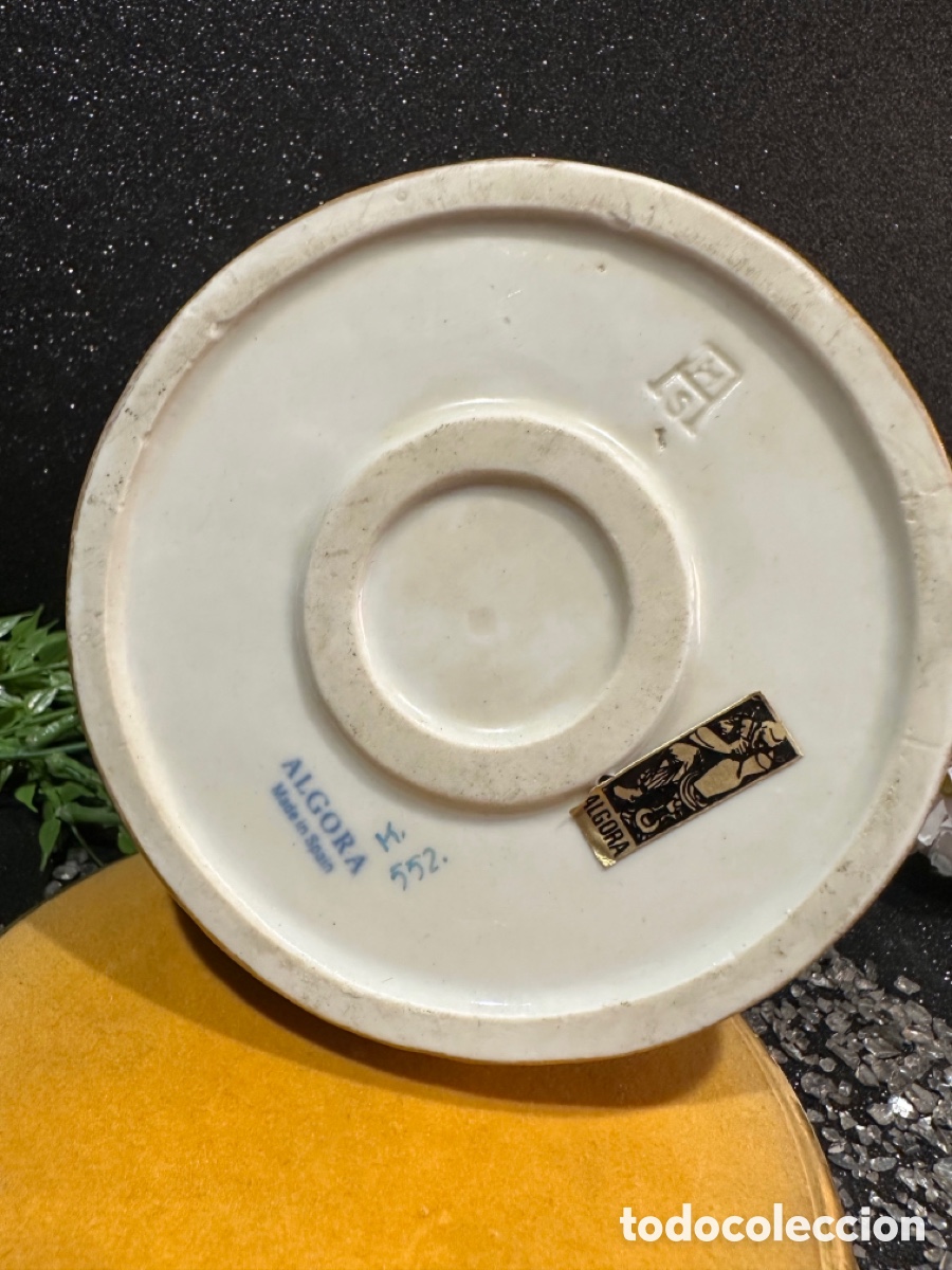 Antig&uuml;edades: pieza de porcelana de Algora, modelo 552. - Foto 7