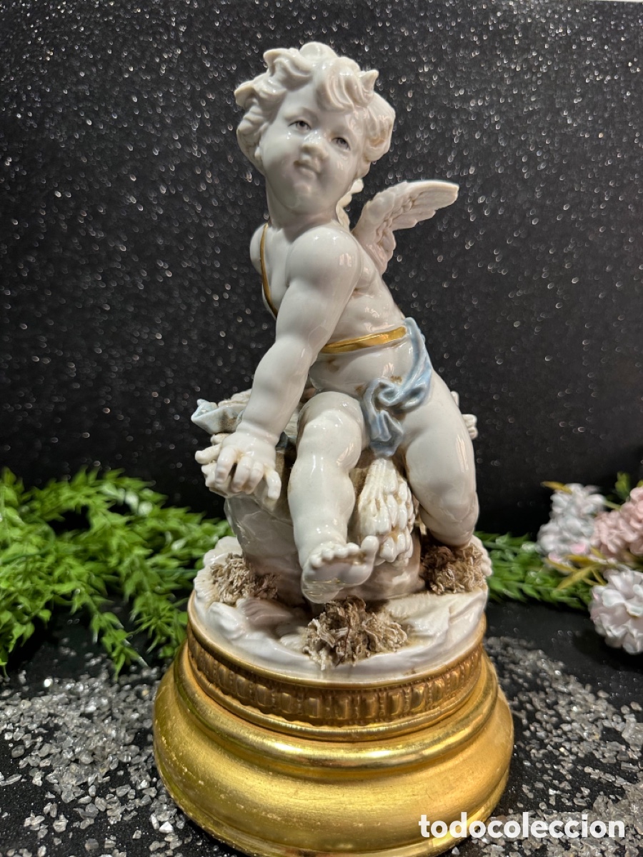 Antig&uuml;edades: pieza de porcelana de Algora, modelo 552. - Foto 8