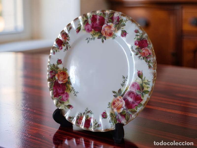 Antiguidades: Plato 16 cm Royal Albert Old Country Roses