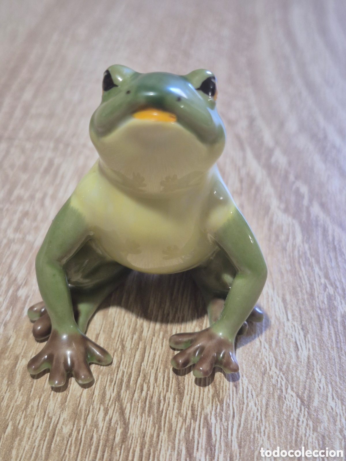 Antig&uuml;edades: Figura Rana de la Suerte &rdquo;Lucky Frog&rdquo; Royal Copenhagen N&ordm; 687