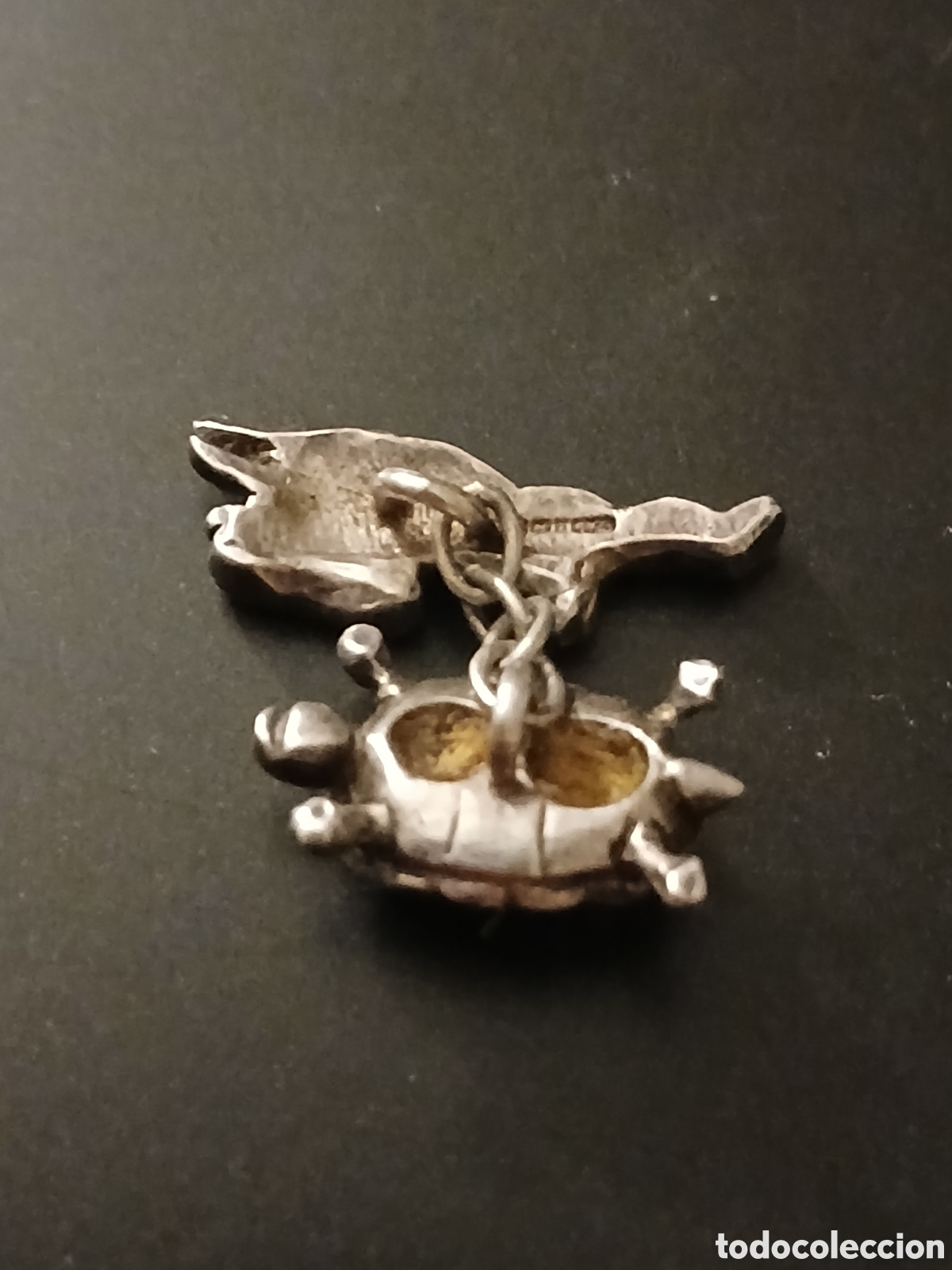 Antig&uuml;edades: GEMELOS DE PLATA TORTUGA Y LIEBRW. - Foto 4