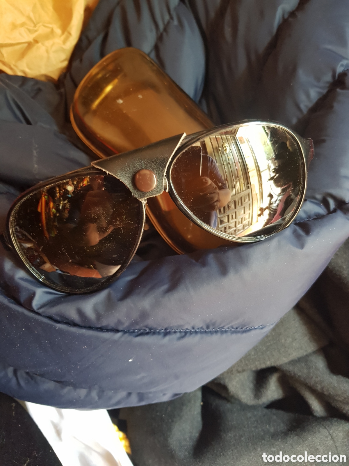 Antig&uuml;edades: ANTIGUS GAFAS BOLLE CON SU FUNDA