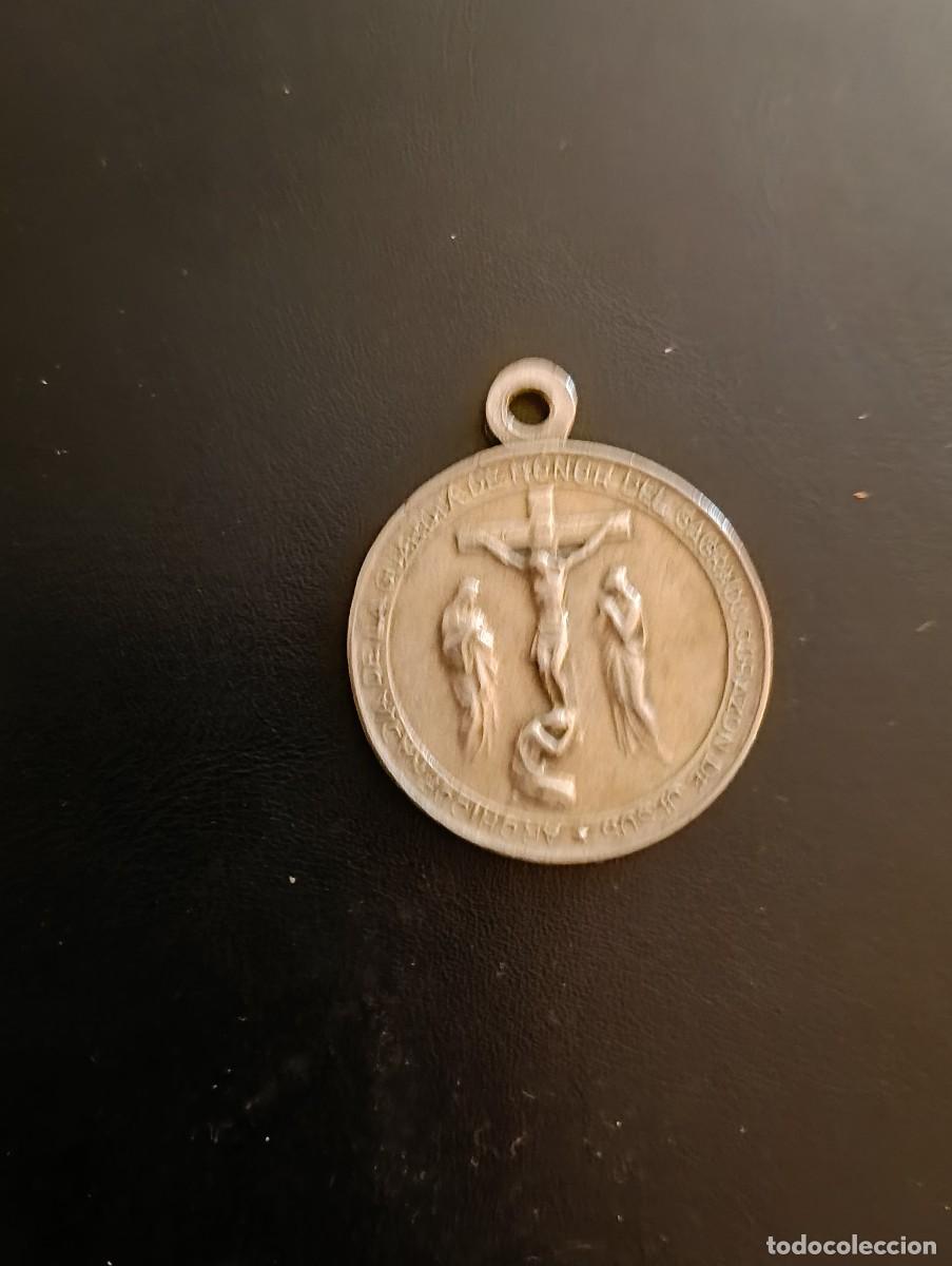 Antig&uuml;edades: ANTIGUA MEDALLA DE PLATA - ARCHICOFRADIA DE LA GUARDIA DE HONOR DEL SAGRADO CORAZON DE JESUS