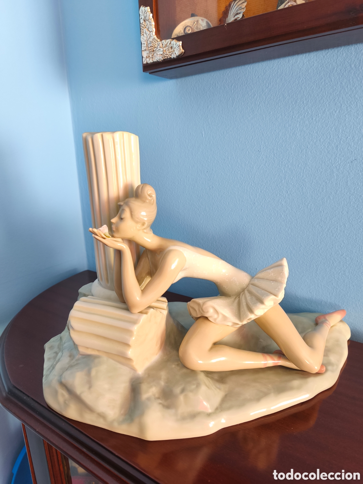 Antiquit&eacute;s: Figura Lladr&oacute; Bailarina Porcelana