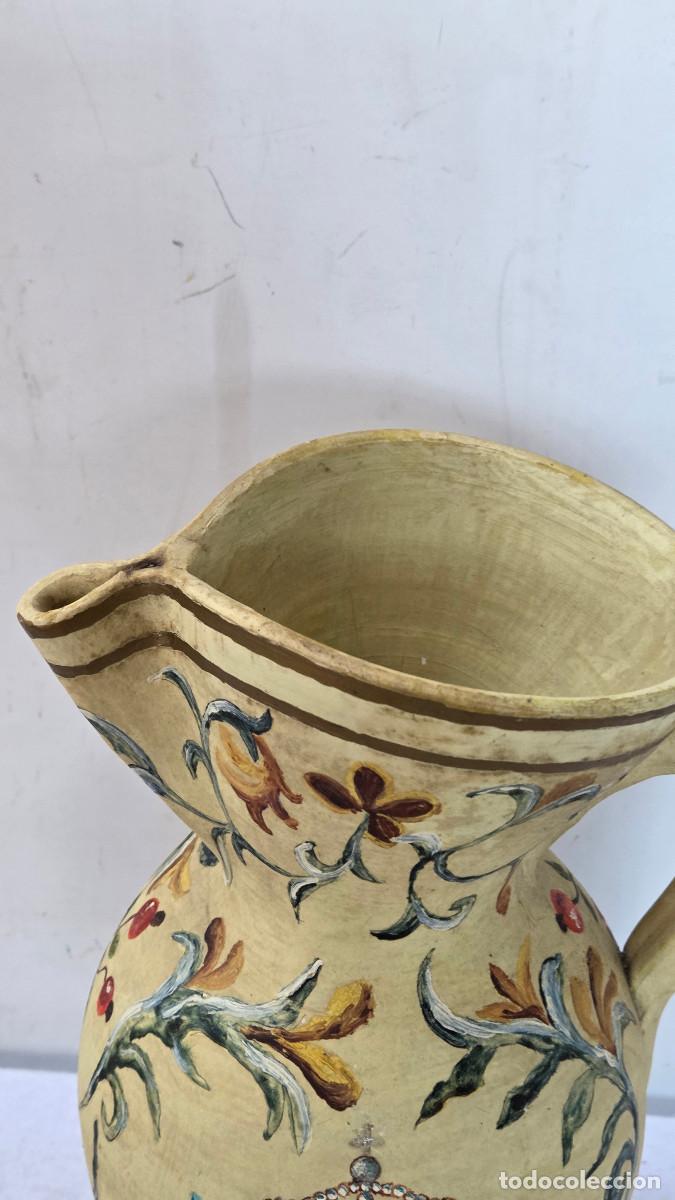 Antig&uuml;edades: jarron de ceramica con escudo - Foto 3