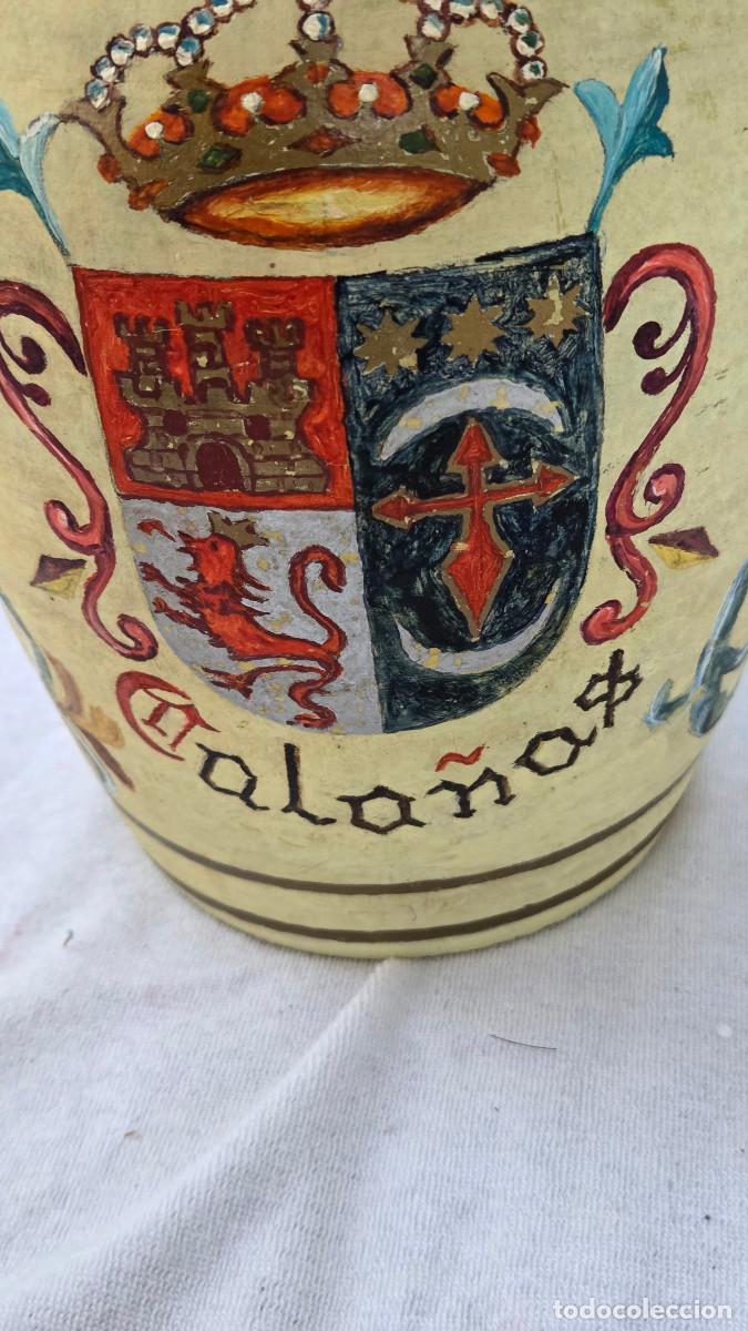 Antig&uuml;edades: jarron de ceramica con escudo - Foto 5