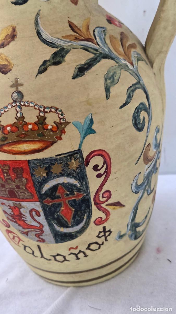 Antig&uuml;edades: jarron de ceramica con escudo - Foto 6
