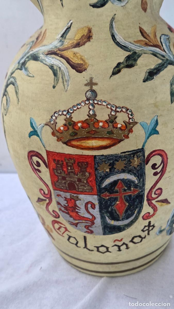 Antig&uuml;edades: jarron de ceramica con escudo - Foto 7