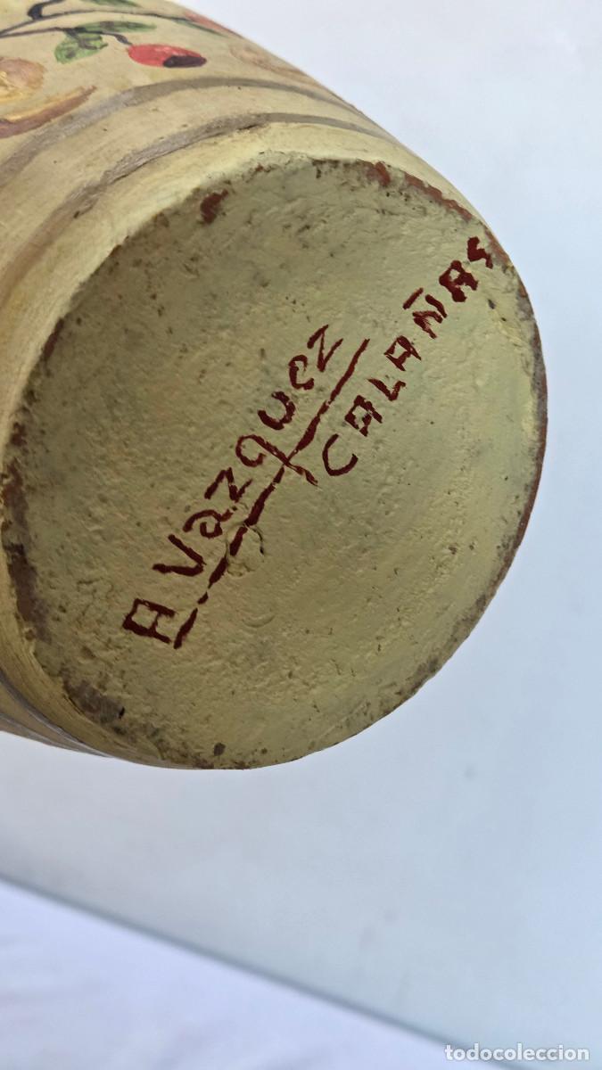 Antig&uuml;edades: jarron de ceramica con escudo - Foto 12