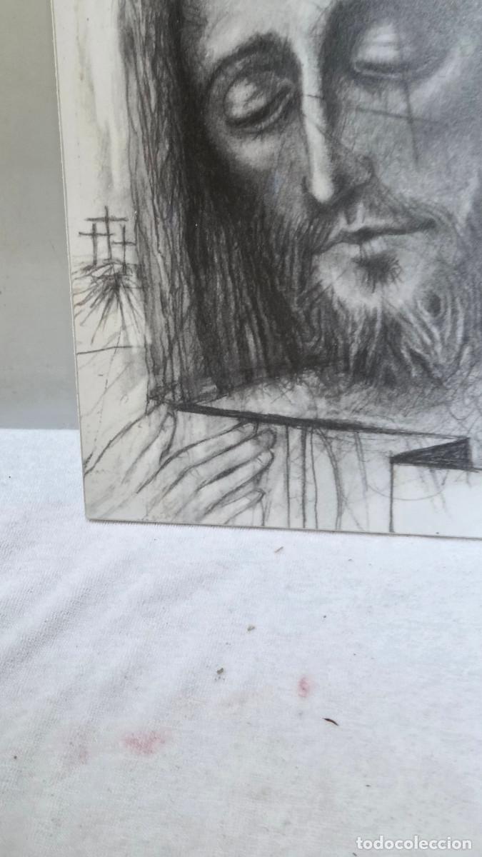 Antig&uuml;edades: cuadro religiosos dibujado - Foto 2