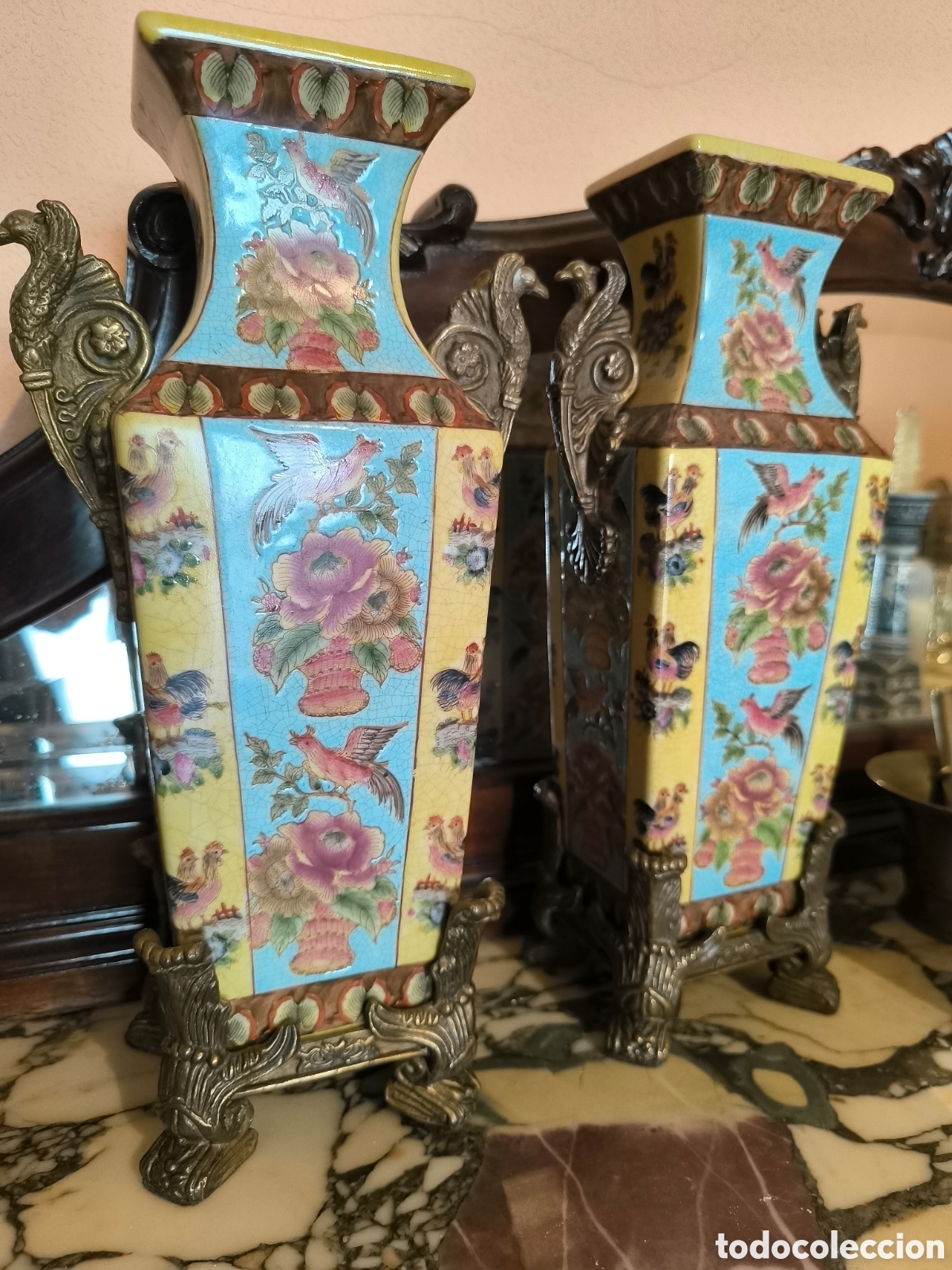 Antig&uuml;edades: Jarrones de porcelana china - Foto 4