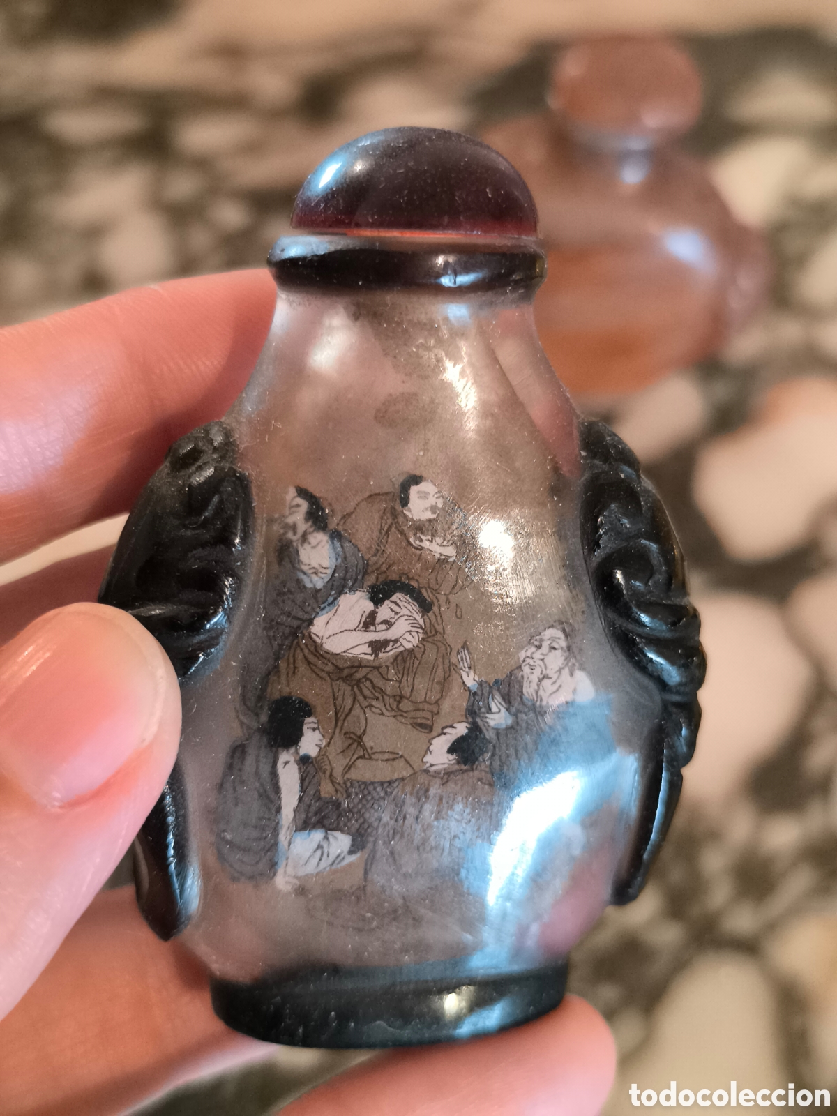 Antig&uuml;edades: 3 mini botellas chinas - Foto 4