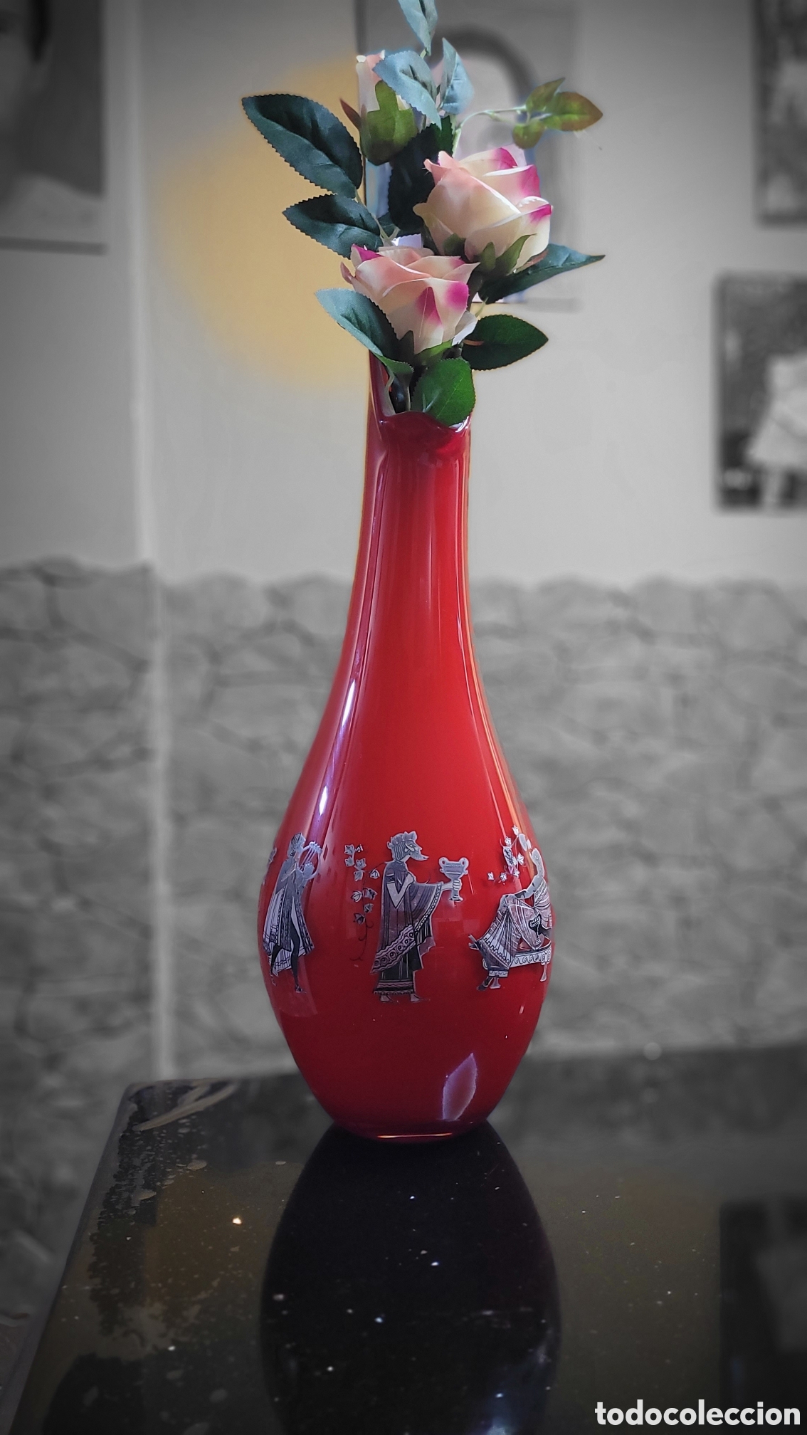 Antig&uuml;edades: Jarr&oacute;n cristal murano - Foto 2