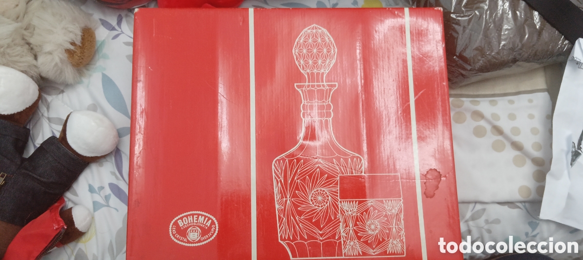 Antig&uuml;edades: Juego de Whisky cristal Bohemia