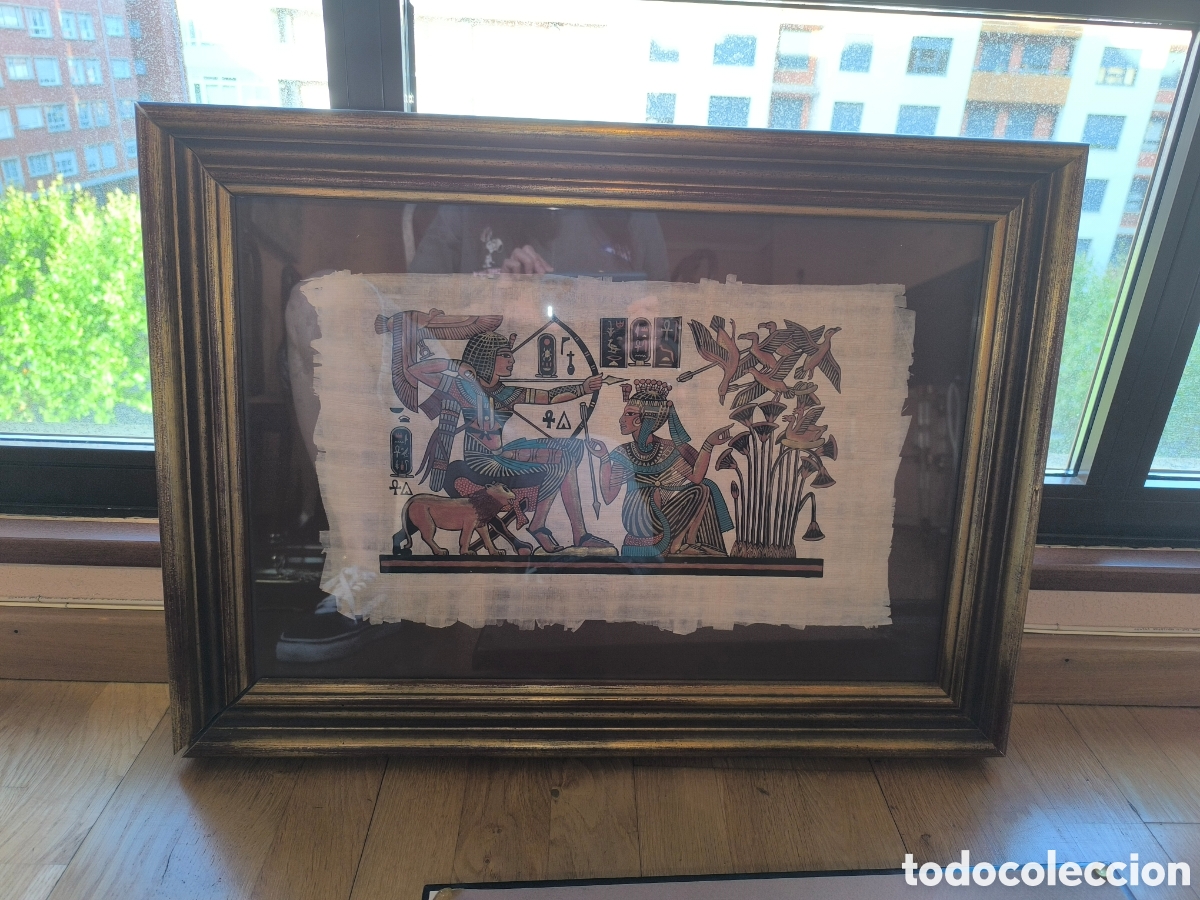 Antig&uuml;edades: Papiro egipcio enmarcado - Foto 2