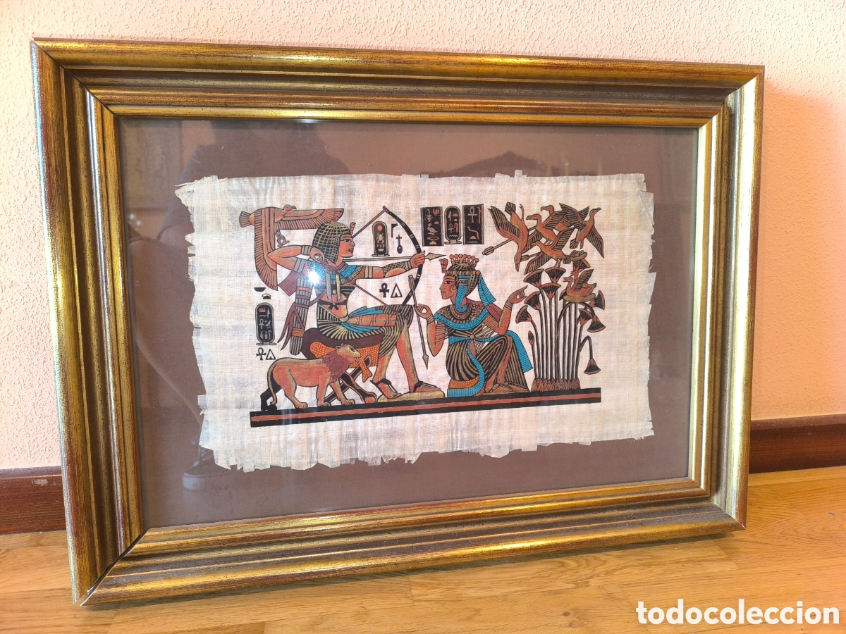 Antig&uuml;edades: Papiro egipcio enmarcado