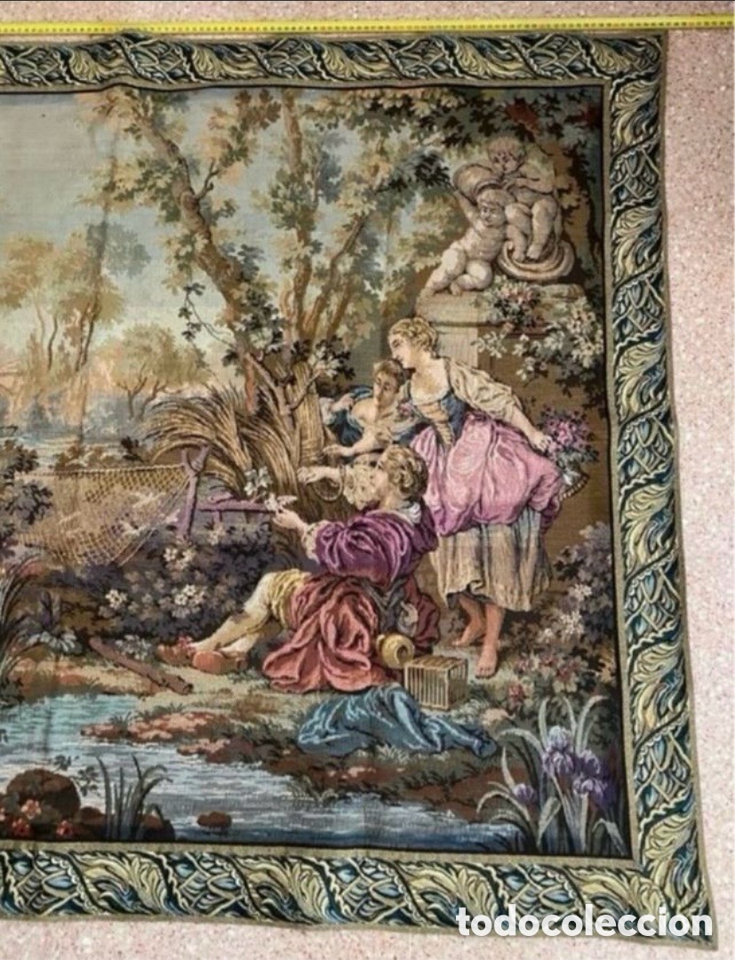Antig&uuml;edades: Tapiz Frances antiguo como nuevo - Foto 5