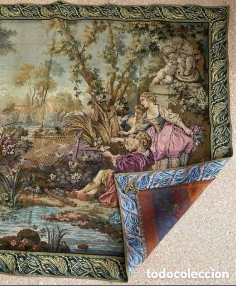 Antig&uuml;edades: Tapiz Frances antiguo como nuevo - Foto 7