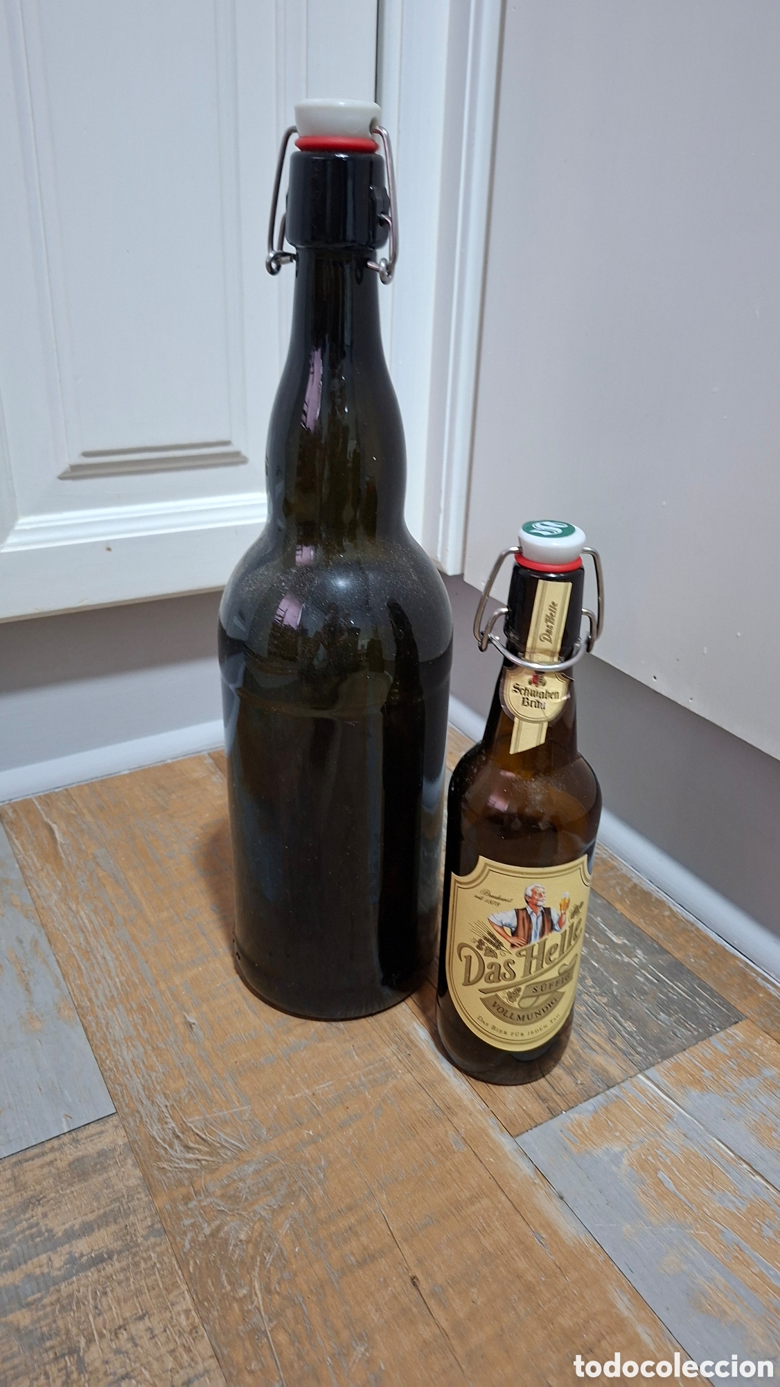 Antig&uuml;edades: Botella Cerveza Alemana 2 Litros