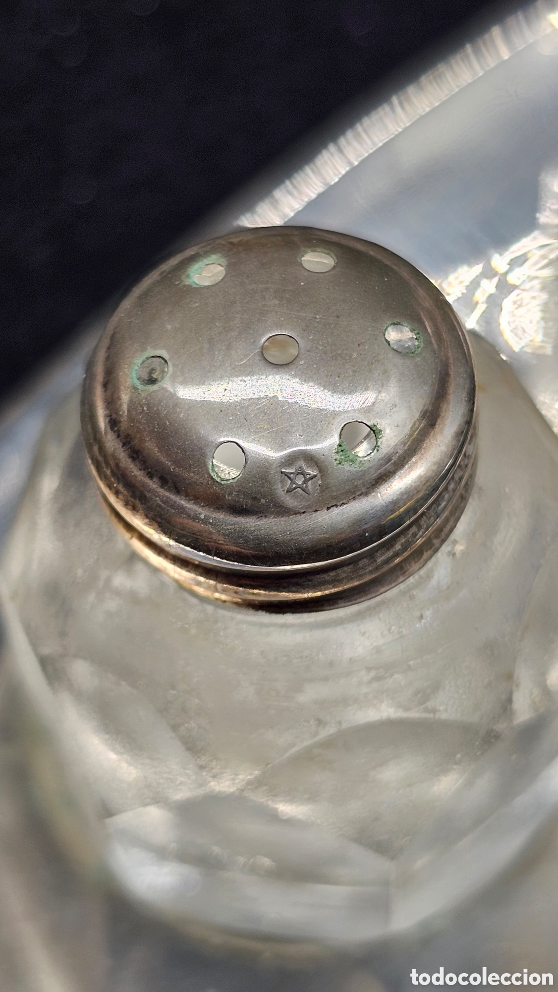 Antig&uuml;edades: Salero de plata de ley contrastada - Foto 3