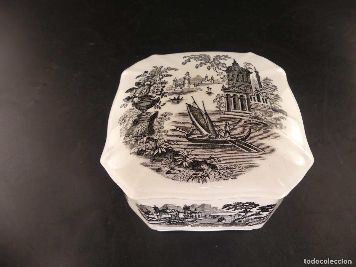 Oggetti Antichi: AZUCARERO DE PORCELANA CARTUJA PICKMAN SEVILLA