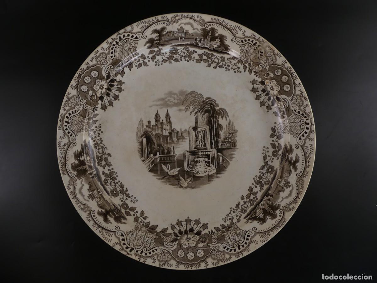 Oggetti Antichi: ANTIGUO PLATO DE PORCELANA PICKMAN SEVILLA OBJETO DE COLECCION