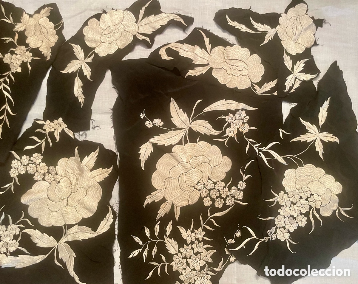 Antig&uuml;edades: Bordados Antiguos de Flores