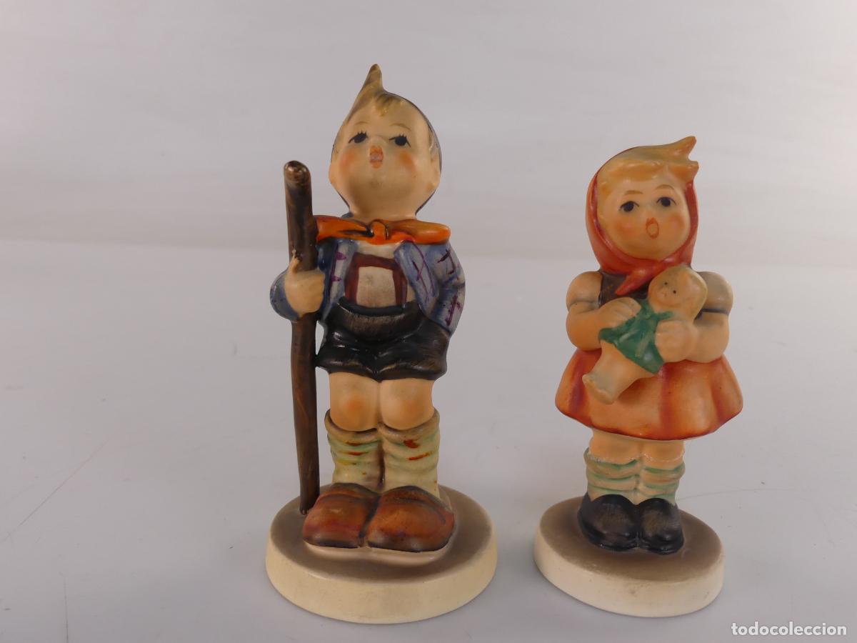Oggetti Antichi: PAREJA DE 2 FIGURAS DE PORCELANA ALEMANA DE GOEBAL