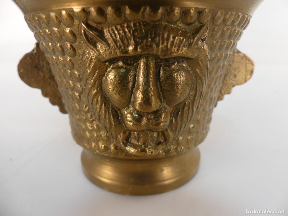 Antig&uuml;edades: almirez-mortero en bronce excelente pieza de colecci&oacute;n - Foto 4