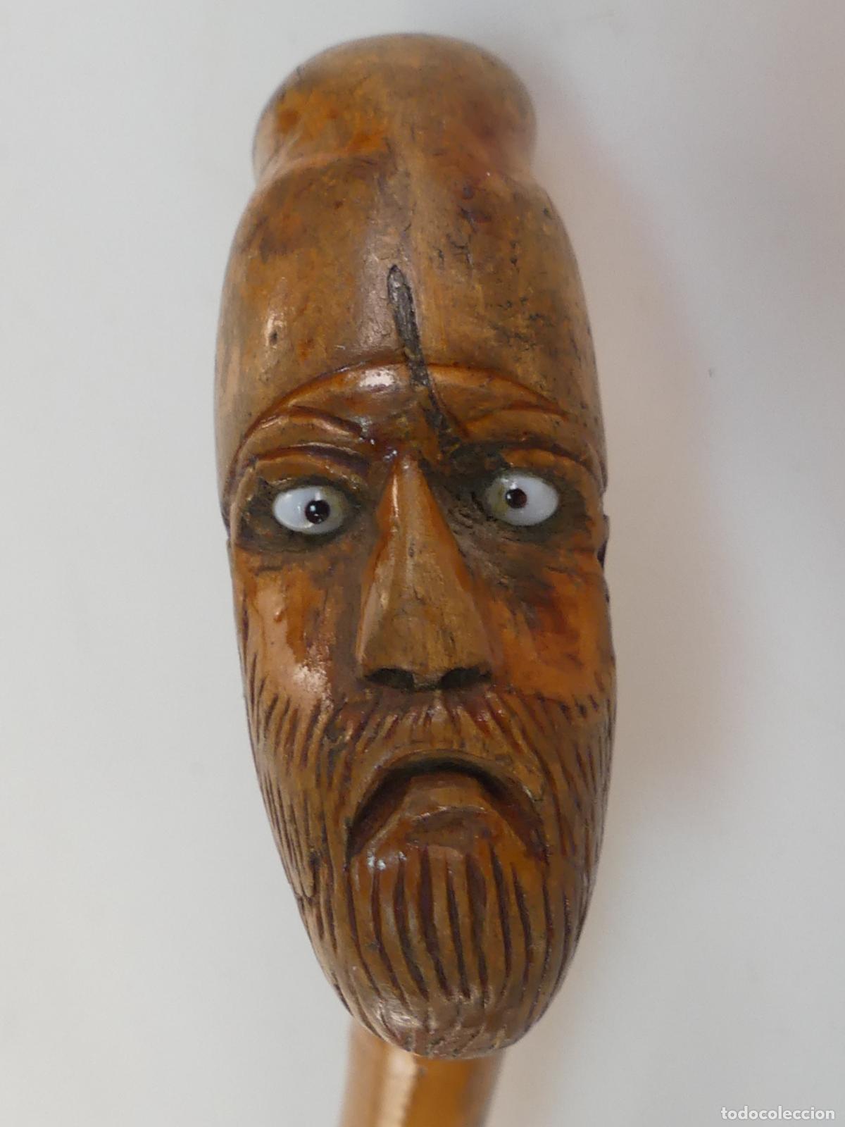 Antiques: BASTON DE MADERA OBJETO DE COLECCION