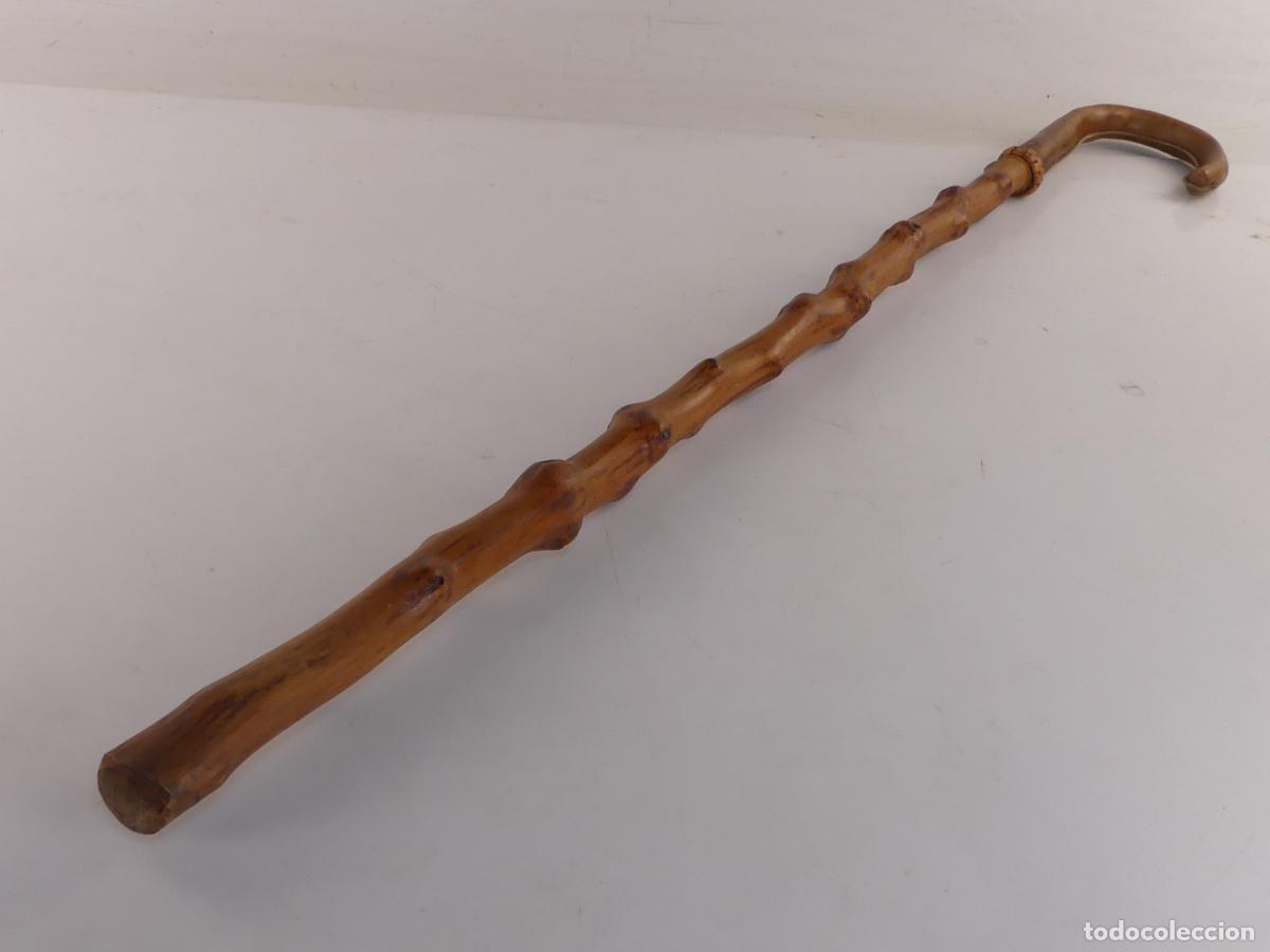 Antig&uuml;edades: BASTON DE MADERA OBJETO DE COLECCION - Foto 6