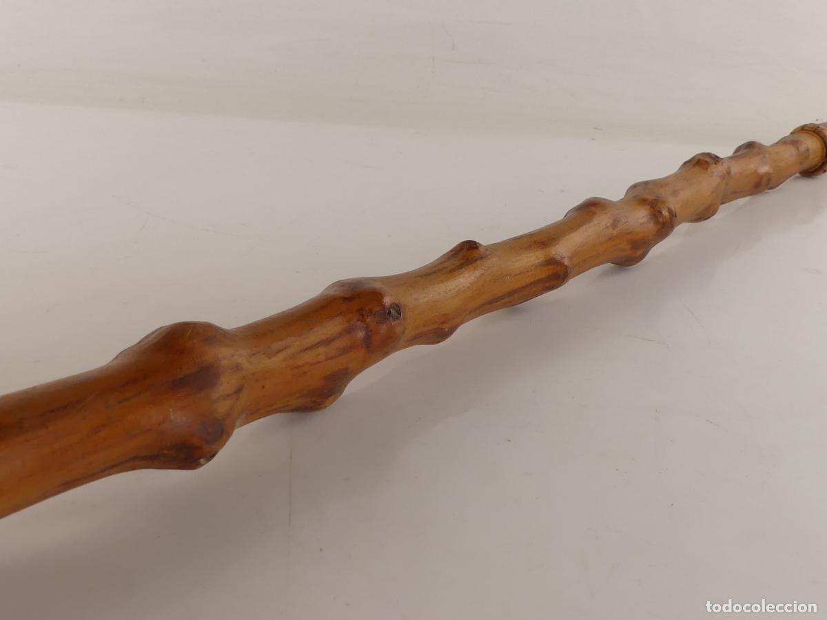 Antig&uuml;edades: BASTON DE MADERA OBJETO DE COLECCION - Foto 7