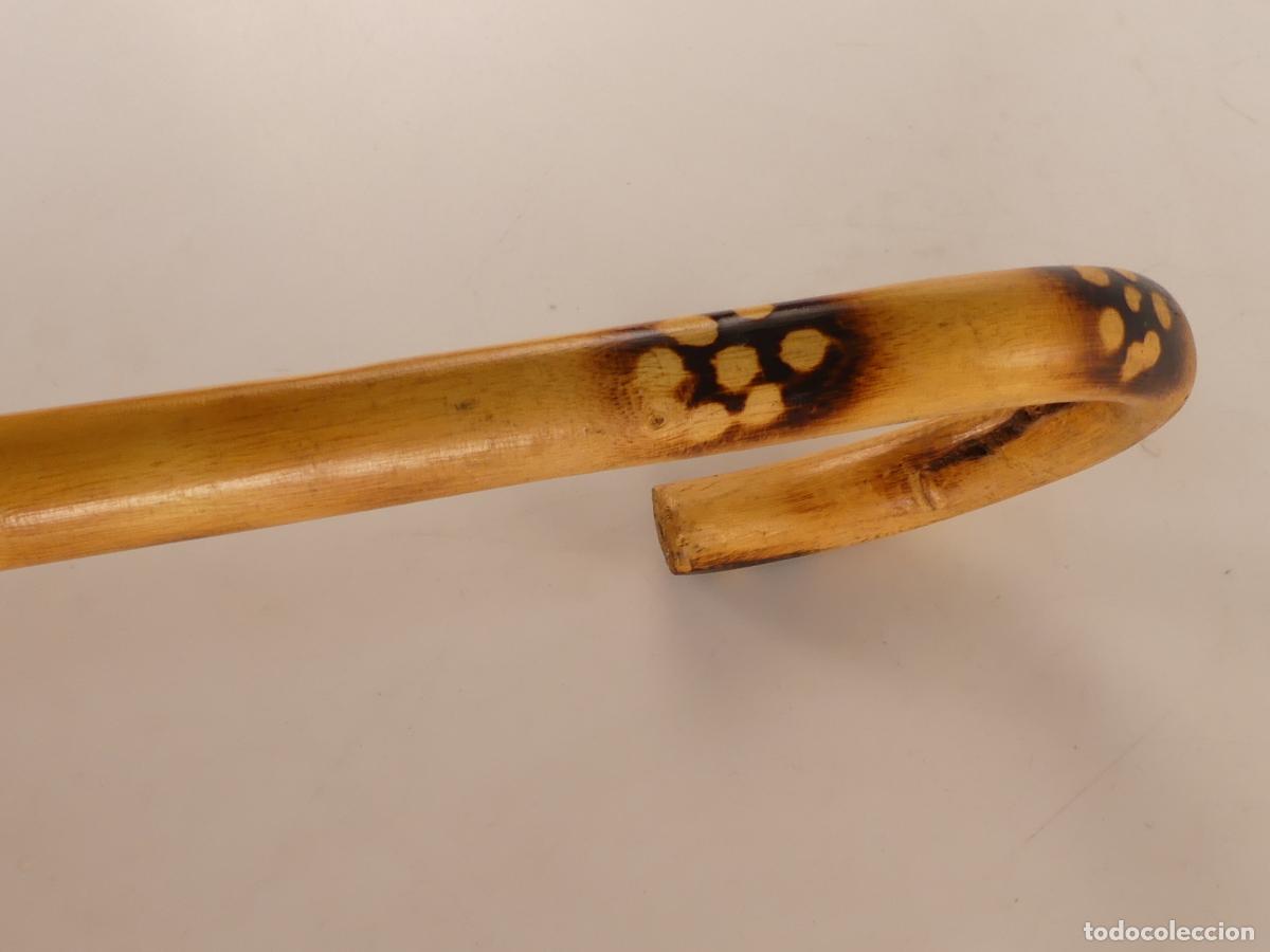 Antig&uuml;edades: BASTON DE MADERA OBJETO DE COLECCION - Foto 4