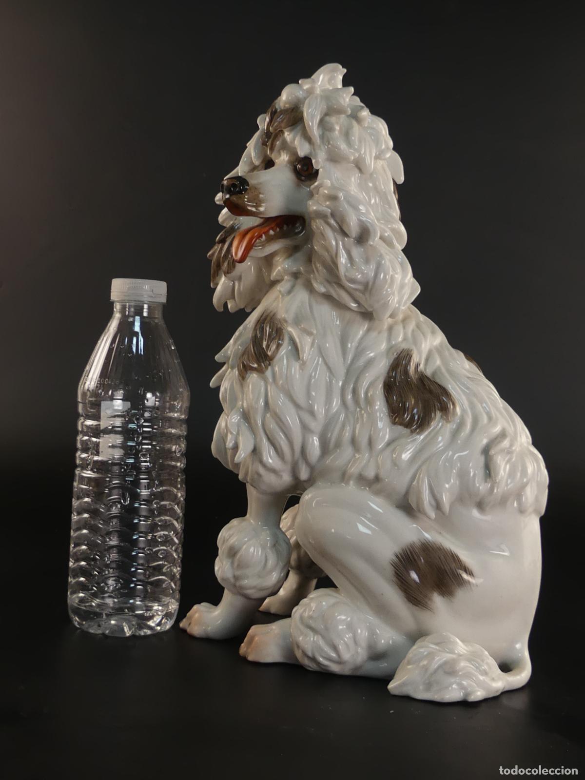 Antig&uuml;edades: FIGURA DE PERRO DE PORCELANA DE ALGORA - Foto 2