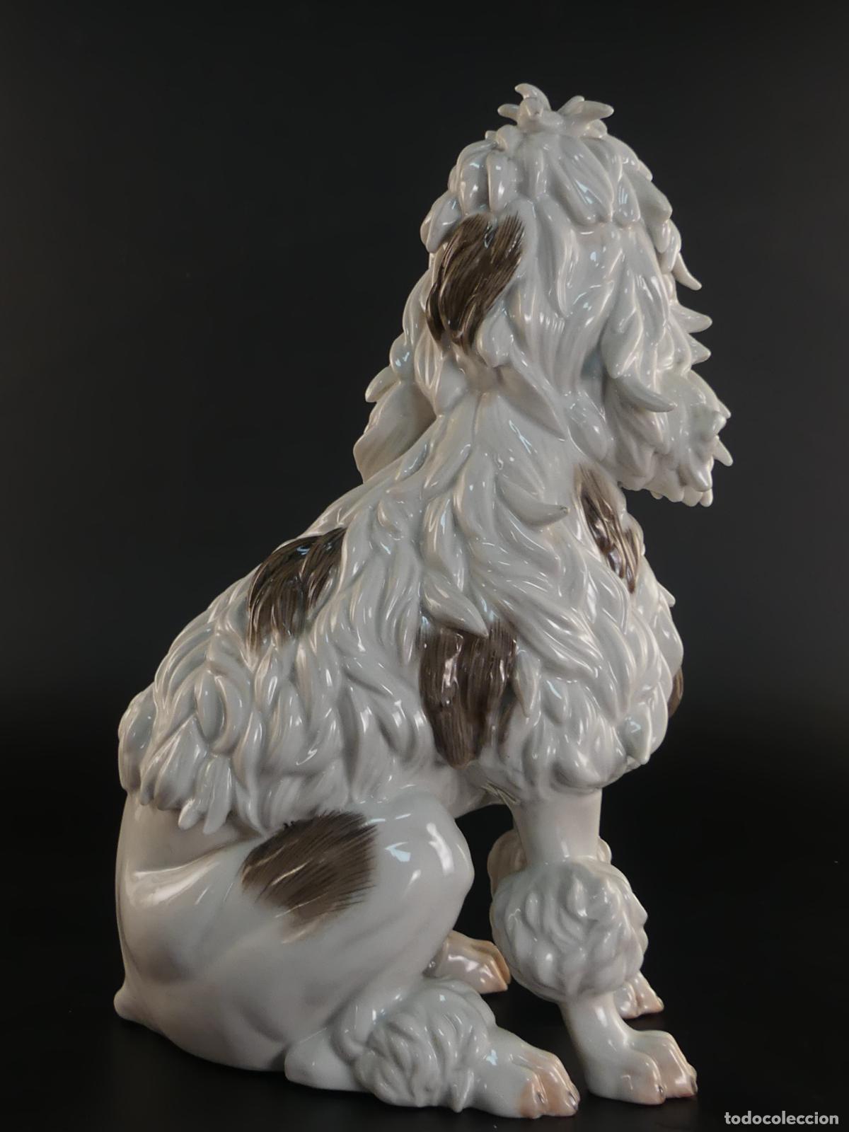 Antig&uuml;edades: FIGURA DE PERRO DE PORCELANA DE ALGORA - Foto 4