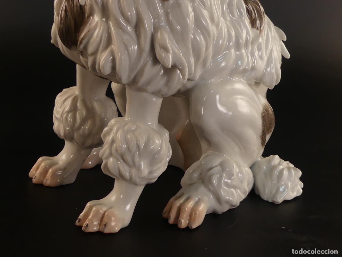 Antig&uuml;edades: FIGURA DE PERRO DE PORCELANA DE ALGORA - Foto 6