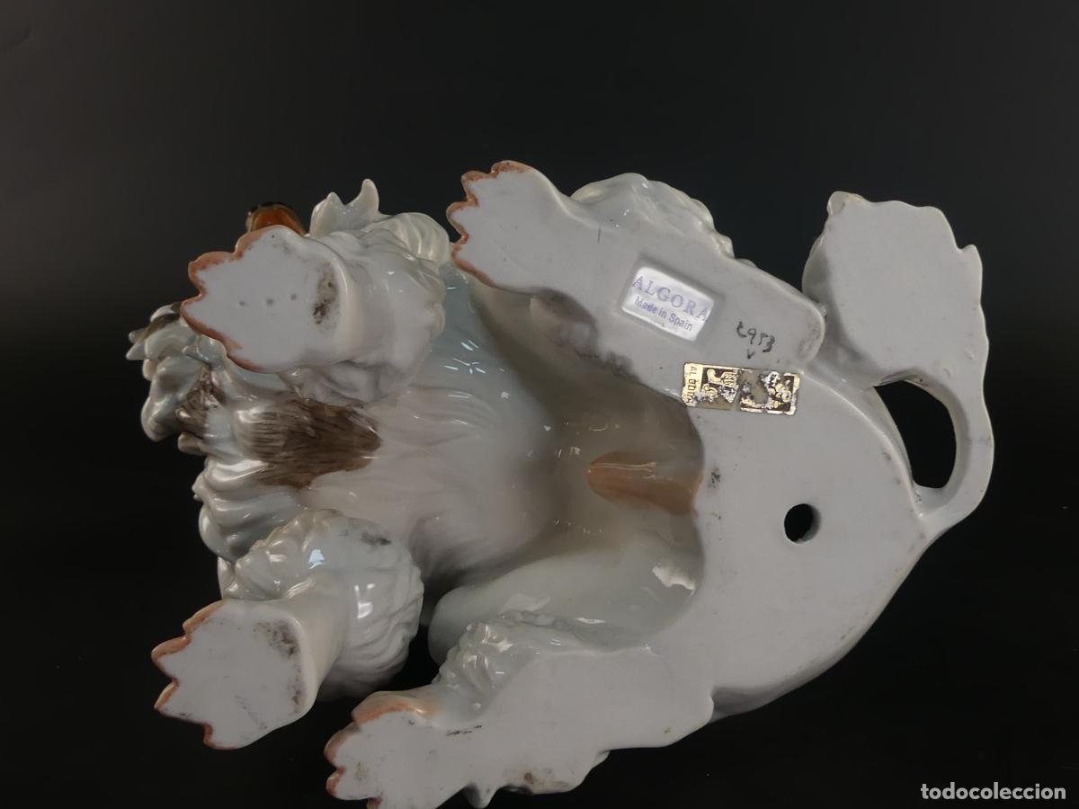 Antig&uuml;edades: FIGURA DE PERRO DE PORCELANA DE ALGORA - Foto 7