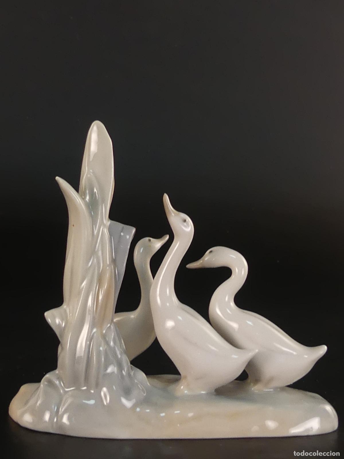 Antiquit&eacute;s: FIGURA DE PATOS PORCELANA NAO DE LLADRO