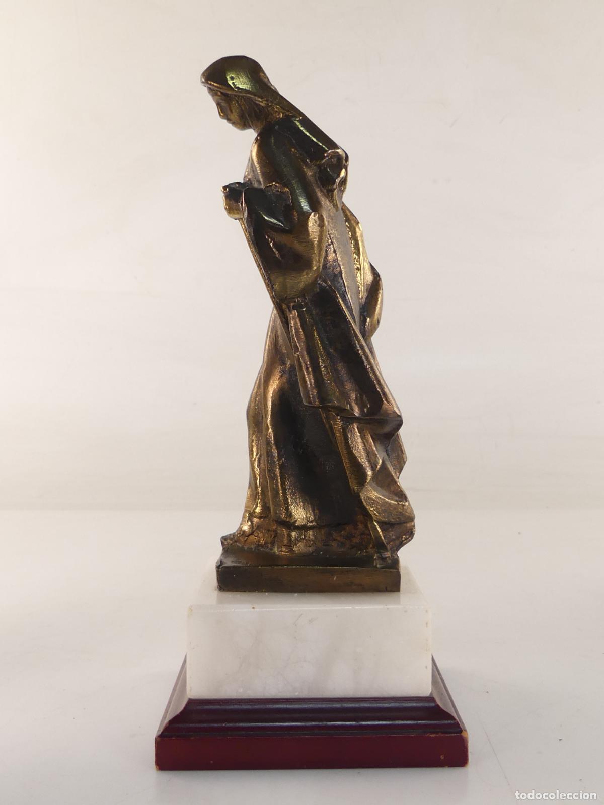 Antig&uuml;edades: FIGURA DE BRONCE SOBRE PEANA - Foto 2