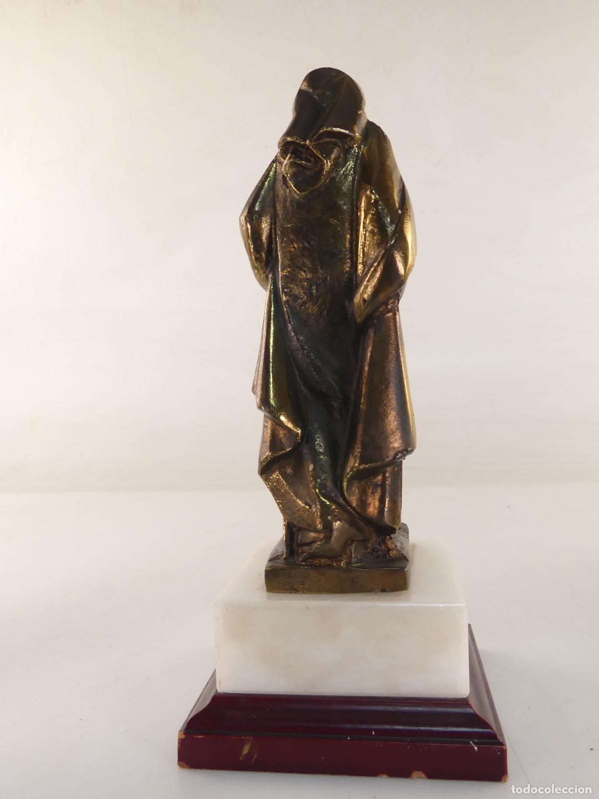 Antig&uuml;edades: FIGURA DE BRONCE SOBRE PEANA - Foto 3