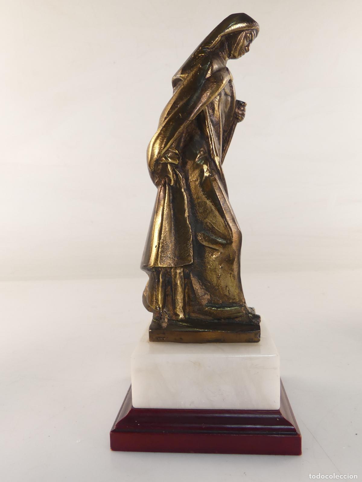 Antig&uuml;edades: FIGURA DE BRONCE SOBRE PEANA - Foto 4