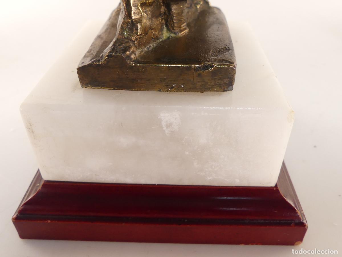 Antig&uuml;edades: FIGURA DE BRONCE SOBRE PEANA - Foto 5