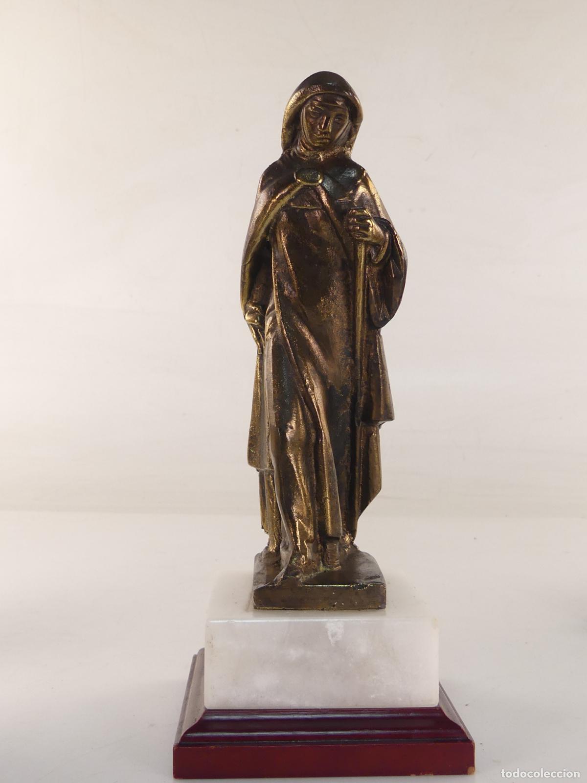 Antiquit&eacute;s: FIGURA DE BRONCE SOBRE PEANA